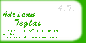 adrienn teglas business card